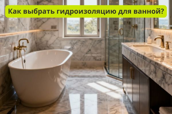 как выбрать гидроизоляцию для ванной фото